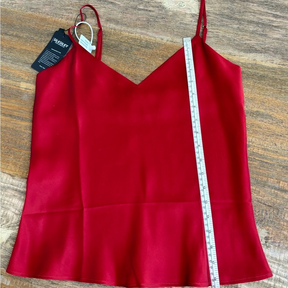 New with tags! Silk Silky camisol in Red - Picture 4 of 4